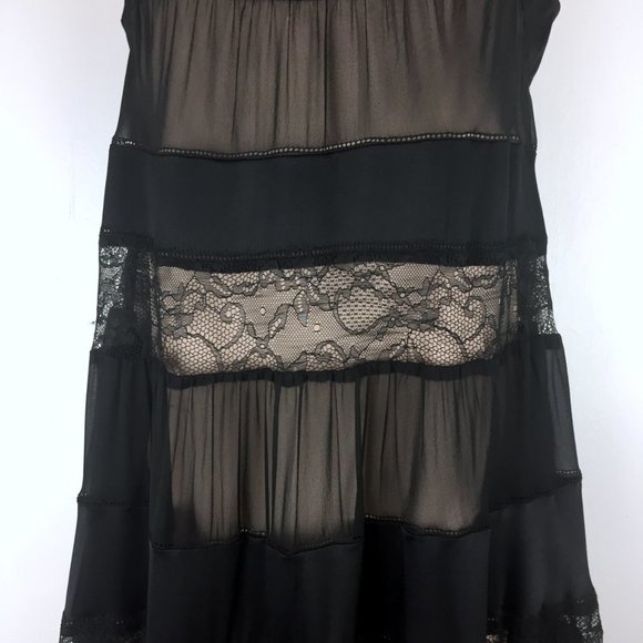 DIANE VON FURSTENBERG Abby Black Silk & Lace Dress - Picture 8 of 11